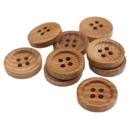 Wooden Button / No